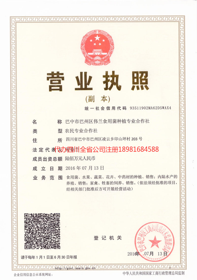 海伦海伦伟兰食用菌种植专业合作社